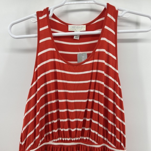 Forever 21 Maxi Dress Linen Women's 2X  XXL Plus Coastal Casual Beachy Vacation - Picture 3 of 11